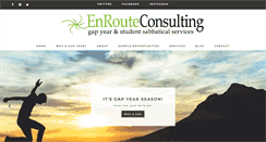 Desktop Screenshot of enroutegapyear.com