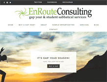 Tablet Screenshot of enroutegapyear.com